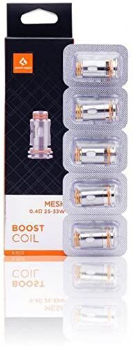 GEEKVAPE Aegis Boost coil 0.4ohm pour  aegis boost pod kit taux à 25-33W (5 pcs） Senza nicotina