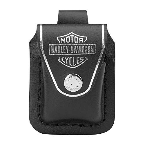 Zippo 60001255 Harley-Davidson Porta Accendino, Nero