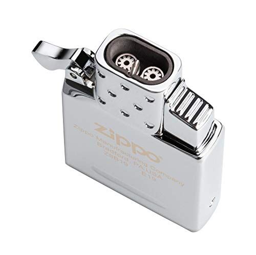 Zippo Accendino ® Inserto Torcia Doppia a Gas® , Accendino Antivento Ricaricabile, si Adatta Perfettamente a Qualsiasi Accendino , Realizzato Interamente in Metallo, Ottima Idea Regalo