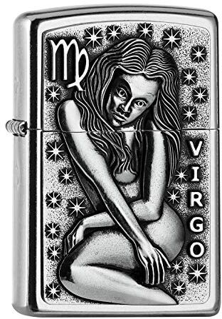 Zippo PL 207 Virgo Tierkre. V19 Accendino, Ottone, Design, 5,83,81,2