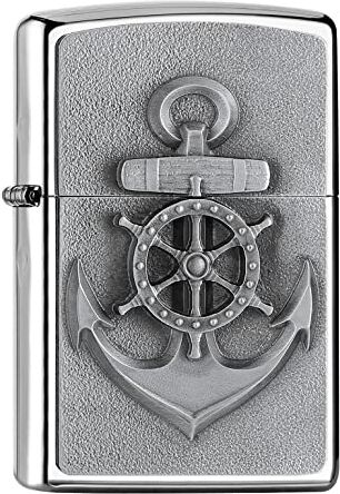 Zippo Accendino, cromo lucido, taglia unica,