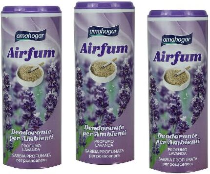 AMAHOGAR 3 Deodorante per Posacenere Sabbia Profumata Fragranze Lavanda