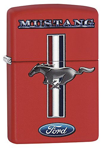 Zippo Lighter FORD MUSTANG Red