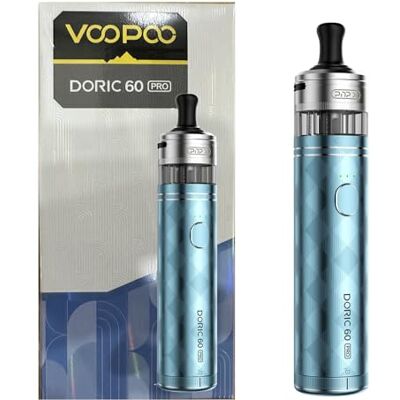 VOOPOO Doric 60 Pro Doric 60 Pro Pod Kit 5-60W Batteria 2500mAh + 5ml PNP X Pod (Bobina PnP X 0,3ohm+0,8ohm) No nicotine, No e-liquid (Blu Neve) VOOPOO Doric 60 Pro Doric 60 Pro Pod Kit 5-60W Batteria 2500mAh + 5ml PNP X Pod (Bobina PnP X 0,3ohm+0,8ohm) No nicotine, No e-liquid (Blu Neve)