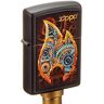 Zippo Steampunk Flame Lighter, Metal, Silver, One Size