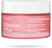 Pupa Crema Viso Timeless Plus Crema Antirughe Prebiotica Nutre, ricompatta, riduce le Rughe, con il 98% di Ingredienti di origine naturale Skincare Viso (50 ml)