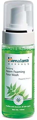 Himalaya Herbals Purifying neem Foaming Face Wash previene dentellatura purifica e pulisce ogni tipo di pelle 150 ml