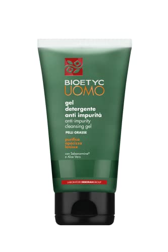 Deborah Bioetyc Uomo Gel Detergente Anti-Impurità, 150 ml