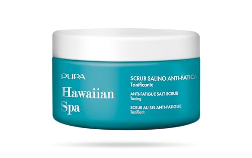 Pupa Scrub Corpo Scrub Salino Hawaian spa Anti fatica, tonifica, drena ed esfolia dolcemente la Pelle mentre la nutre intensamente Skincare Corpo (350 g)