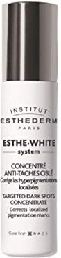 Institut Esthederm Esthe-White System Concentrato Antimacchia mirato Illumina, Schiarisce e Riduce Dimensione e Intensità delle Macchie Pigmentarie Viso, mani e décolleté Flacone roll-on 9 ml