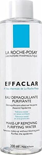 La Roche-Posay WATER OILY SKIN EFFACLAR ACQUA MICELLARE PELLE ULTRA OLEOSA 200ML Unisex-Adulto, Nero, Estándar