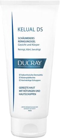 Ducray Gel calmante detergente Kelual Ds, 200 ml