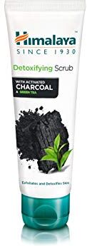 Himalaya Detoxifying Face Scrub With Activated Charcoal and Green Tea that Exfoliates, detoxifies skin   Nourishes and moisturizes skin   Delivers fresh matte finish free from shine and oil -150ml