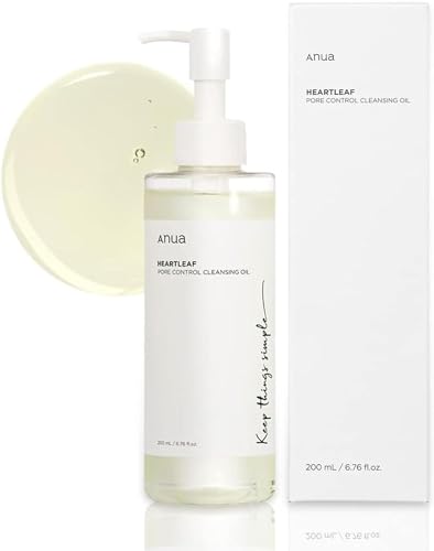 Generic Cleansing Oil Korean, Olio Detergente Per Il Controllo Dei Pori Heartleaf Detergente Viso Coreano, Rimozione Punti Neri, Pore Deep Cleansing Foam Toner 200 ml