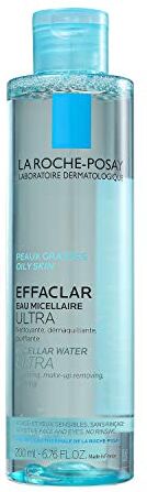 La Roche-Posay LA ROCHE POSAY WATER OILY SKIN EFFACLAR ACQUA MICELLARE PELLE ULTRA OLEOSA 200ML Unisex-Adulto, Nero, Standard