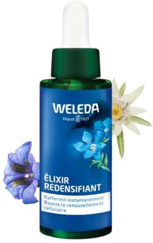 WELEDA Siero Viso Contouring Genziana Blu, per Una Immediata Sensazione di Tonicità, 1 x 30 ml