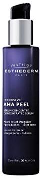 Institut Esthederm Intensive AHA Peel Siero Concentrato Microrilievi Irregolari, Pori Dilatati, Colorito Opaco Leviga e Affina la Grana della Pelle Flacone 30 ml