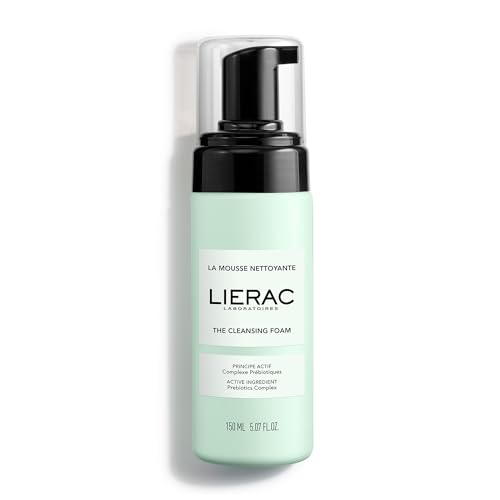 Lierac Mousse Struccante Viso Detergente, Purificante e Lenitiva, per Tutti i Tipi di Pelle, Formato da 150ml