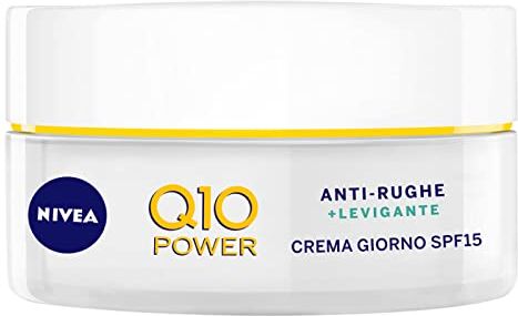 NIVEA Q10 Anti Rughe + Power Elasticizzante porenverfeinernde giorno cura per età aussehende Haut, Giorno Creme Con Spf 15, 50 ml