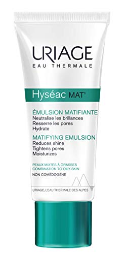 Uriage Laboratoires Dermatolog Hyséac Mat' Crema Viso Per Pelle Mista o Grassa, 40 ML