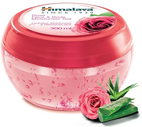 Himalaya Rose Face and Body Moisturizer Gel, Formulated With Goodness of Damask Rose, Moisturizes and Refreshes Skin 300 ml