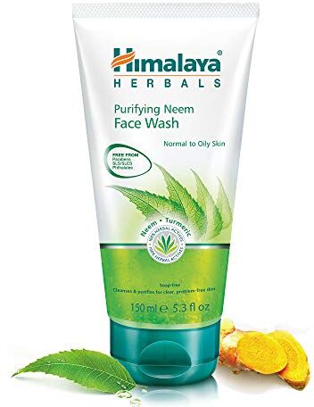 Himalaya Herbals Purifying Neem Face Wash Gel   Natural Moisturising Facial Cleanser with Goodness of Neem and Turmeric  Soap-Free Herbal Formulation, Deeply Cleans Pores and Pimples Oil Control Herbal Facial Wash -150ml