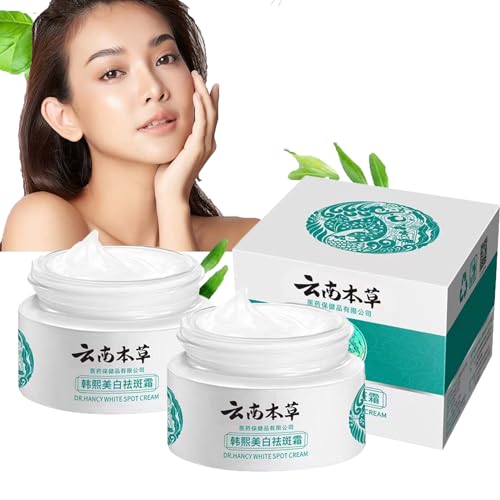 Generic Japanese Melasma Cream, Yunnan Herbal Whitening and Freckle-Removing Cream, Face Cream, Renewal Face Cream, Cosmetic Cream, Whitening Spot Lightening Cream, for Dry & Sensitive Skin (2P)