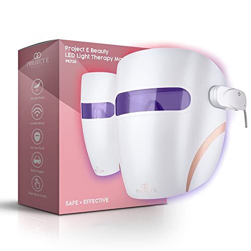 Pro-Ject LED Light Therapy Mask di    Luminoterapia Infrarosso, Rosso e Blu   Rafforza il Collagene   Anti-Rughe e Anti-Acne   Maschera Senza Fili   Cura Avanzata   Tutti i Tipi di Pelle