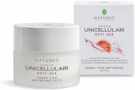 Nature's Acque unicellulari crema viso antirughe spf 15- 50 ml