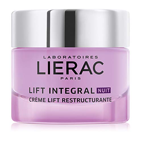 Lierac Lift Integral Crema Viso Antirughe Ristrutturante Notte con Acido Ialuronico, per Tutti i Tipi di Pelle, Formato da 50 ml