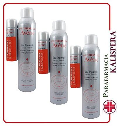 Avene 3  ACQUA TERMALE SPRAY 300ML IN OMAGGIO MINI POCKET 50ML LENISCE PER PELLI SENSIBILI, IPERSENSIBILI, ALLERGICHE