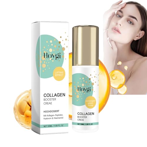 Generic Hyaluron Performance Serum, Collagen Booster Cream Vegan, Peptidi e Vitamina B3 Crema Viso Contro le Rughe, Crema d'essenza antirughe con acido ialuronico, Crema idratante Essenza (1P)