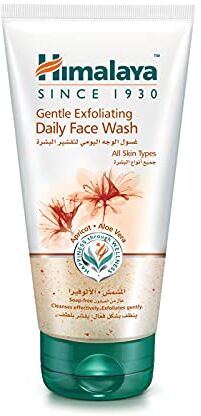 Himalaya Gentle Exfoliating Daily Face Wash, with Apricot and Aloe Vera, 150 ml