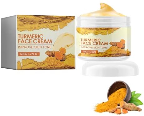 Generic Glow Combo, Glow Combo Skincare Set Turmeric, Glow Combo Turmeric Face Wash and Serum Cream and Body Scrub, Helps Improve Skin Tone & Cleanse the Skin (Face Cream)