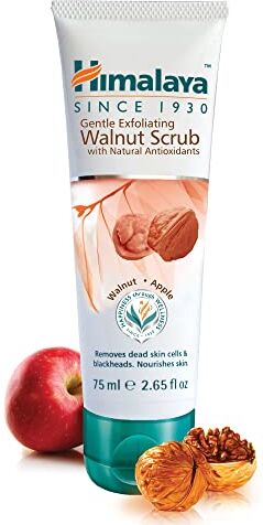 Himalaya Gentle Walnut Scrub, removes impurities, 75 ml