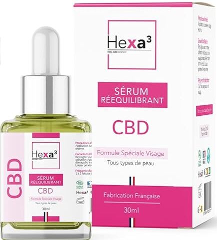 Cube Siero viso biologico canapa e CBD 30ml Hexa3