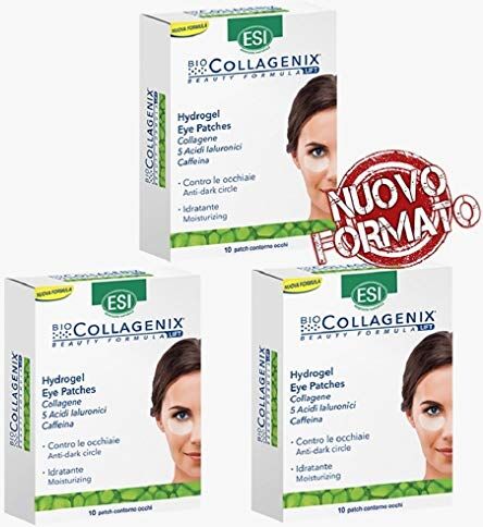 ESI X3  Biocollagenix Eye Patches 10 Cerotti Contorno Occhi Anti-Occhiaie e Antirughe