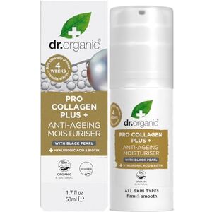 Dr.Organic Dr. Organic Crema antienvejecimiento Pro Colágeno Plus+ con Perla Negra 50 ml Dr.Organic Dr. Organic Crema antienvejecimiento Pro Colágeno Plus+ con Perla Negra 50 ml