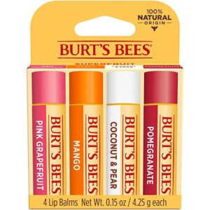 Burt's Bees Burts Bees Superfruit idratante Lip Balm Pack for Unisex 4x0.15oz Burt's Bees Burts Bees Superfruit idratante Lip Balm Pack for Unisex 4x0.15oz