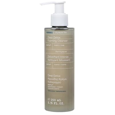 KORRES Olympus Tea Crema detergente viso purificante, per tutti i tipi di pelle, testata dermatologicamente, vegana, 200 ml KORRES Olympus Tea Crema detergente viso purificante, per tutti i tipi di pelle, testata dermatologicamente, vegana, 200 ml