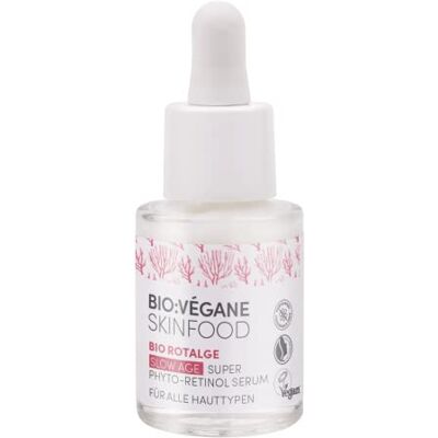 BIO + SKINFOOD Siero di alga rossa biologica Super fito-retinolo, con fito-retinolo, senza profumi, 15 ml BIO + SKINFOOD Siero di alga rossa biologica Super fito-retinolo, con fito-retinolo, senza profumi, 15 ml