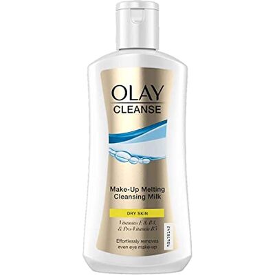 Olay Cleanse Make-Up Latte Detergente Fondente Pelle Secca 200 ml Olay Cleanse Make-Up Latte Detergente Fondente Pelle Secca 200 ml