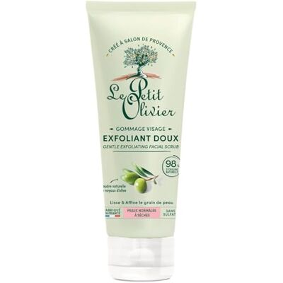 Le Petit Olivier Scrub viso Polvere naturale di noci di oliva Esfolia & Liscia Pelle normale secca 98% di origine naturale Senza solfato Made in France 75 ml Le Petit Olivier Scrub viso Polvere naturale di noci di oliva Esfolia & Liscia Pelle normale secca 98% di origine naturale Senza solfato Made in France 75 ml