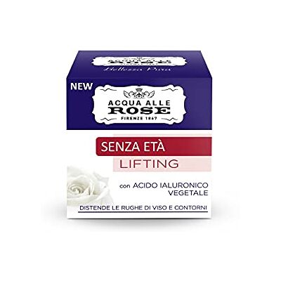 Acqua alle Rose , Crema Viso con Acido Ialuronico Vegetale Lifting, Crema Senza Età Antirughe con Acido Ialuronico Vegetale Distende le Rughe di Viso e Contorni 50 ml Acqua alle Rose , Crema Viso con Acido Ialuronico Vegetale Lifting, Crema Senza Età Antirughe con Acido Ialuronico Vegetale Distende le Rughe di Viso e Contorni 50 ml