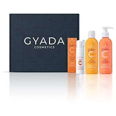 GYADA COSMETICS , STAY GLOW BOX, Set Regalo Viso 3 Prodotti a Base Di Vitamina C ad Azione Illuminante, Esfoliante e Antiossidante per Tutti i Tipi di Pelle, Skincare Routine Pelle Spenta e Opaca GYADA COSMETICS , STAY GLOW BOX, Set Regalo Viso 3 Prodotti a Base Di Vitamina C ad Azione Illuminante, Esfoliante e Antiossidante per Tutti i Tipi di Pelle, Skincare Routine Pelle Spenta e Opaca