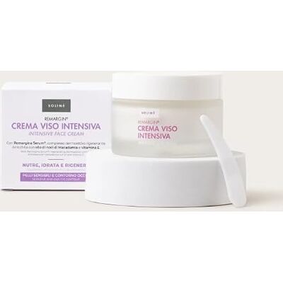 BIO + Solimè Remargin® Crema Viso Intensiva Nutre, idrata e rigenera la pelle secca e sensibile Senza profumo, nichel tested e dermatologicamente testata per le pelli più sensibili 50 ml BIO + Solimè Remargin® Crema Viso Intensiva Nutre, idrata e rigenera la pelle secca e sensibile Senza profumo, nichel tested e dermatologicamente testata per le pelli più sensibili 50 ml