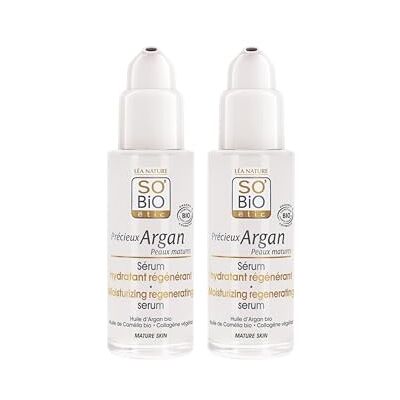 BIO + LEA NATURE SO BiO Etic Siero Idratante Rigenerante Prezioso Argan Pelle Matura Tonifica & Raffermit Olio di Argan Collagene vegetale 99% di origine naturale Made in France Confezione da BIO + LEA NATURE SO BiO Etic Siero Idratante Rigenerante Prezioso Argan Pelle Matura Tonifica & Raffermit Olio di Argan Collagene vegetale 99% di origine naturale Made in France Confezione da