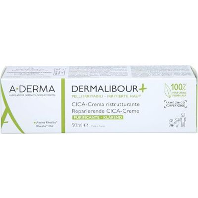 A-Derma Dermalibour + reparierende CICA-Creme, 50 ml Crema A-Derma Dermalibour + reparierende CICA-Creme, 50 ml Crema
