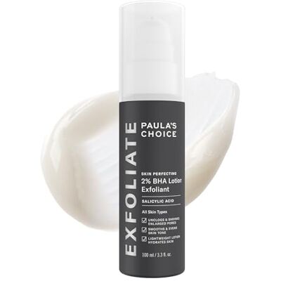 PAULA'S CHOICE SKIN PERFECTING 2% BHA Lozione Esfoliante Viso Combatte Imperfezioni. Punti Neri e Rossori Peeling Idratante con Acido Salicilico Tutti i Tipi di Pelle 100 ml PAULA'S CHOICE SKIN PERFECTING 2% BHA Lozione Esfoliante Viso Combatte Imperfezioni. Punti Neri e Rossori Peeling Idratante con Acido Salicilico Tutti i Tipi di Pelle 100 ml
