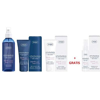 Ziaja ACAI crema giorno 50 ml, crema notte 50 ml, tonico acido ialuronico 200 ml + siero viso 50 ml (set per la cura del viso) Ziaja ACAI crema giorno 50 ml, crema notte 50 ml, tonico acido ialuronico 200 ml + siero viso 50 ml (set per la cura del viso)